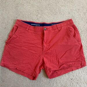 Crown & Ivy Men's Burnt Orange Shorts